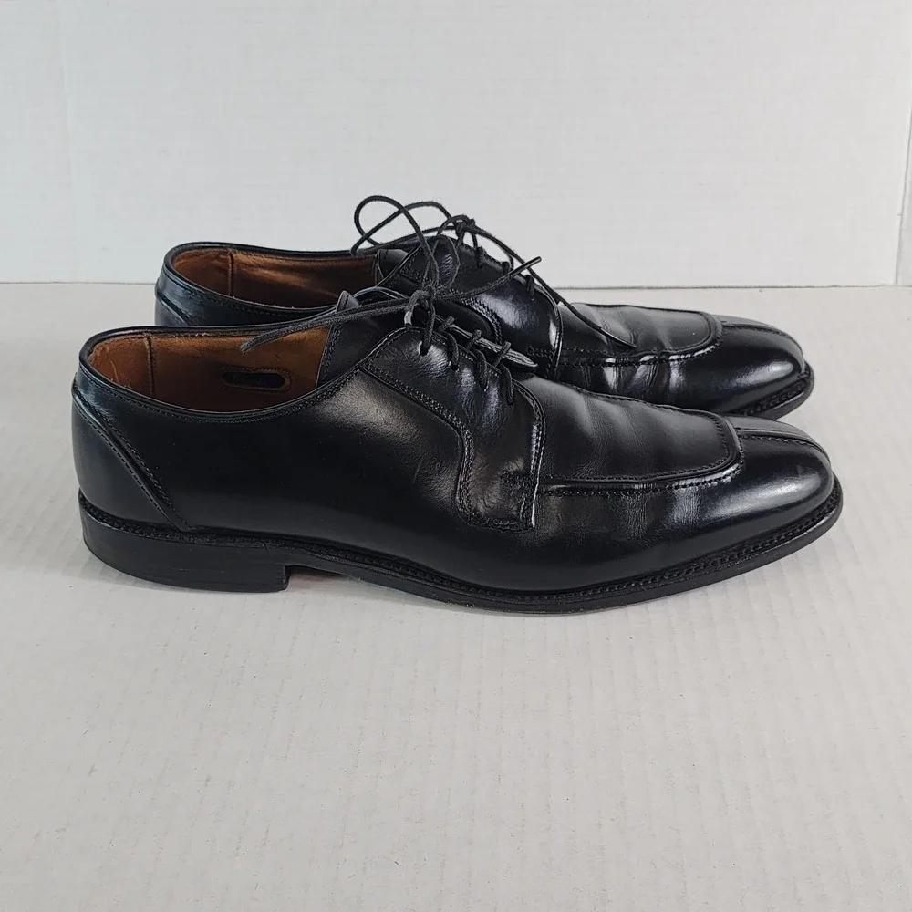 ALLEN EDMONDS Hancock 8404 Oxford Dress‎ Shoes Mens 10 Black Split Toe USA Made